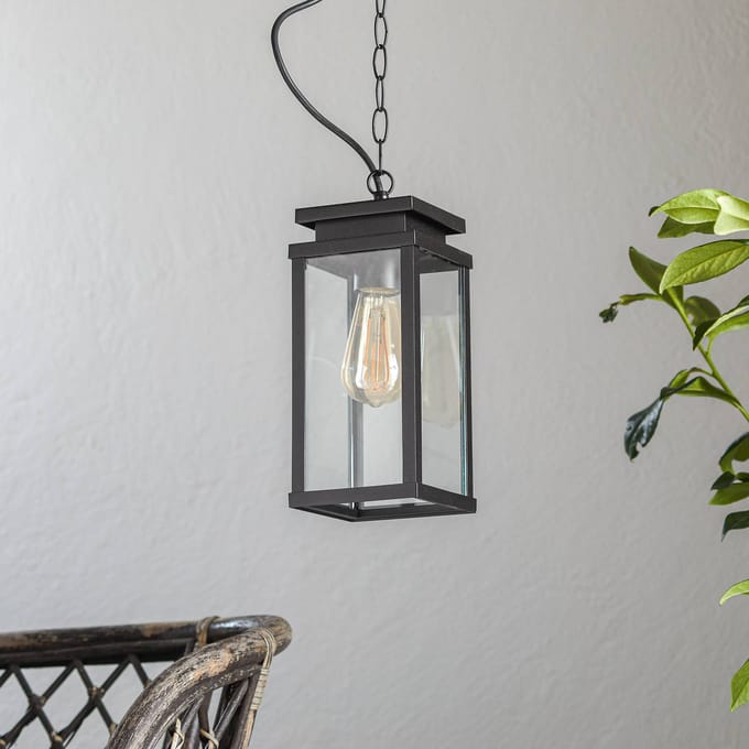 KS Verlichting Buiten Hanglamp Zwart  Jersey Aan Ketting