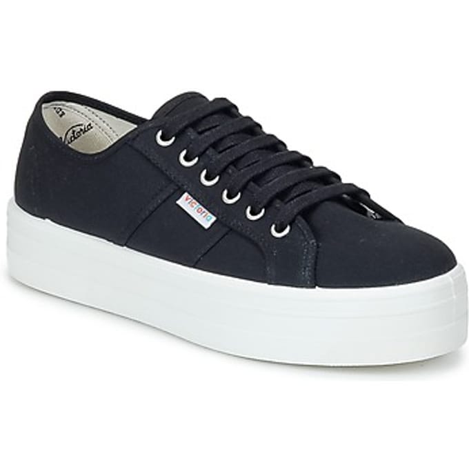 Lage Sneakers Victoria BLUCHER LONA PLATAFORMA