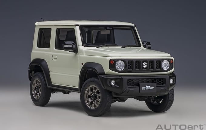 AUTOart 1/18 Suzuki Jimny Sierra (JB74), Pure White Pearl