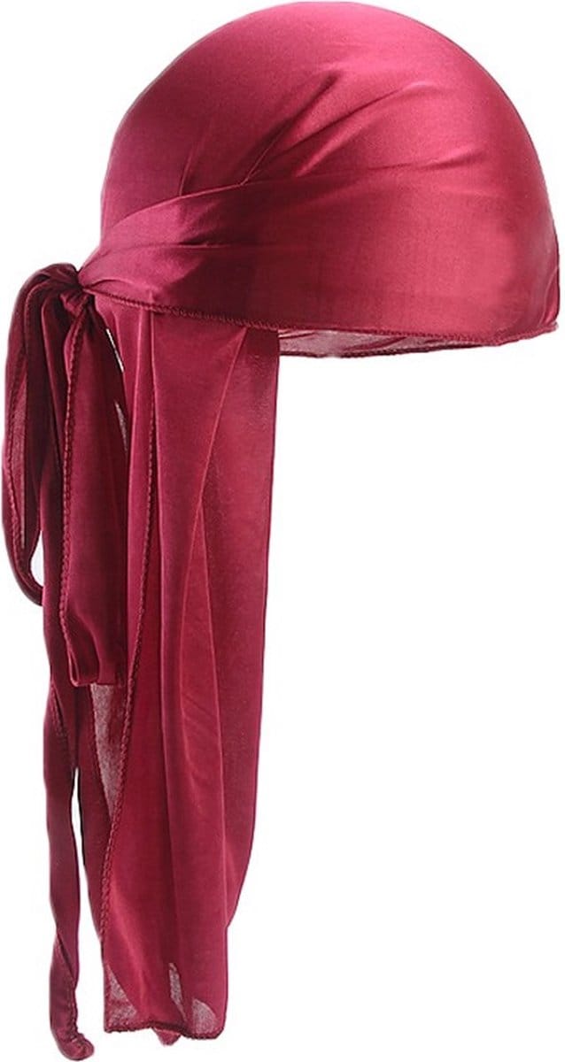 Durag / Do-rag / Bandana AfricanFabs® - Unisex - Rood - Behoud je waves