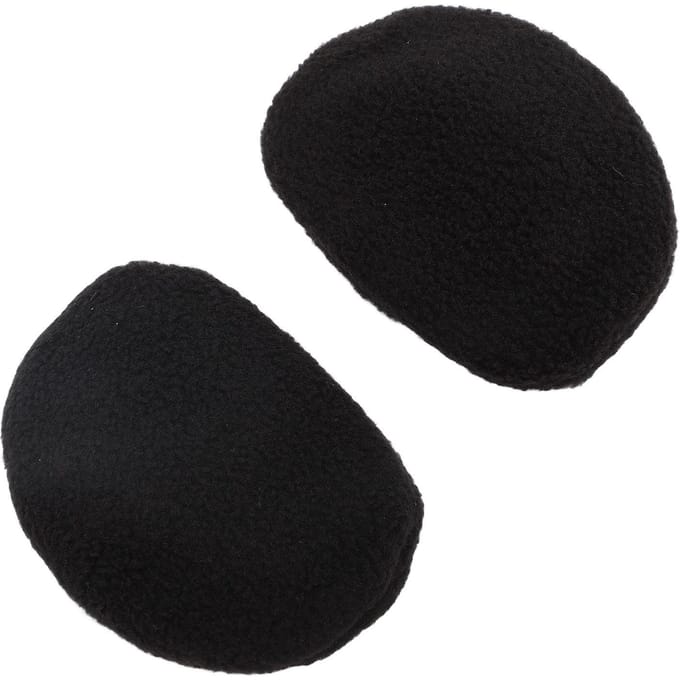 1 Paire Cache-oreilles sans bandeau Isolant du bruit Polaire Chauffe-oreilles Confortable Couvre-oreilles d'hiver pour S black