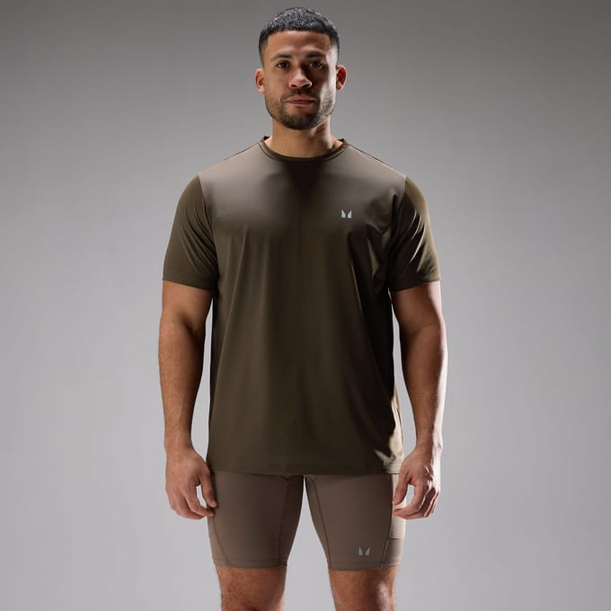 MP Heren Velocity Ultra Mesh T-Shirt - Earth - L