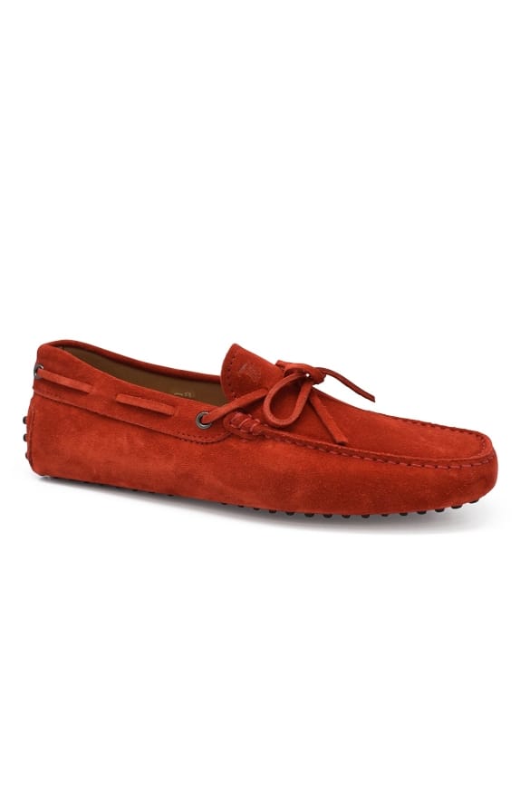 Tod's Suède loafers Rood