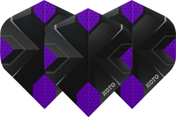 KOTO ZIZ-X NO2 Purple - Dart Flights