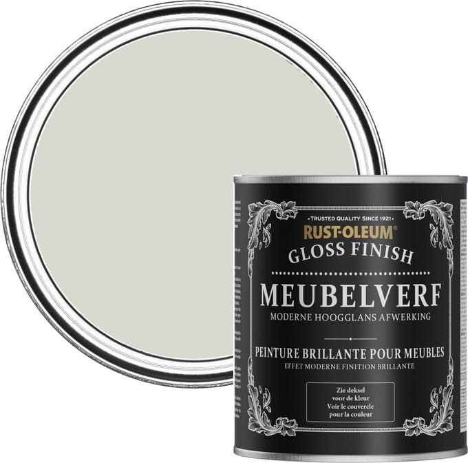 Rust-Oleum Grijs Meubelverf Hoogglans - Mokka 750ml