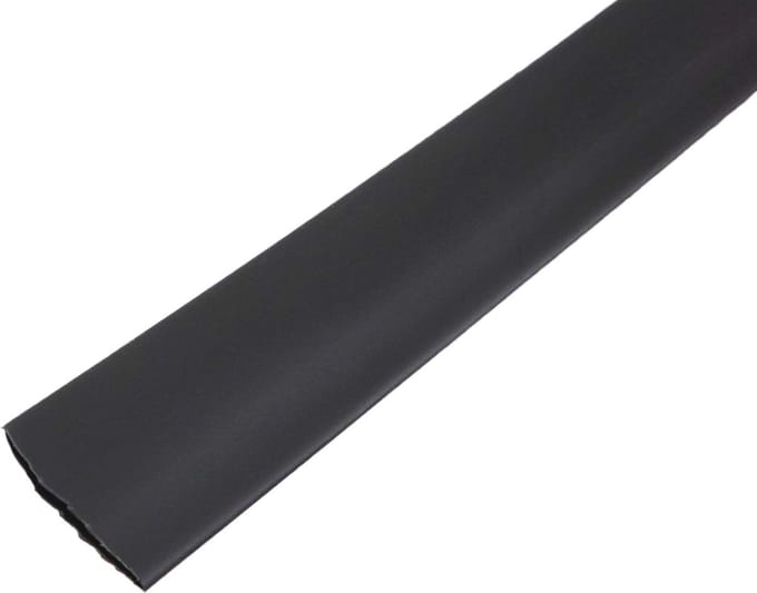 Krimpkous - 1 meter - Zwart - 12.7/6.4 - H-2(Z)