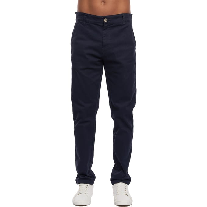 Crosshatch Heren Roysden Chinos (Marine)