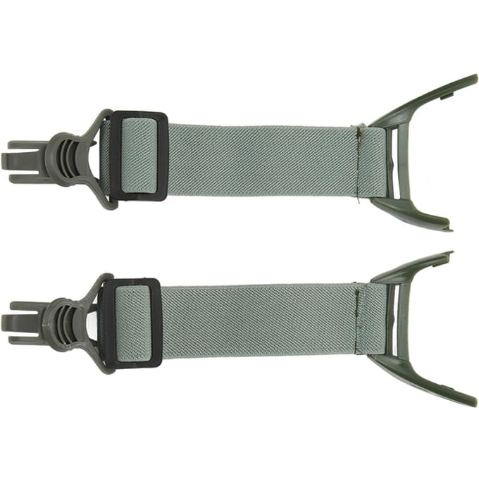 2 Pièces Sangle de Lunettes de Chasse Extensible Confortable Bande Élastique pour Lunettes de Chasse pour Rail Rapide Vert gray