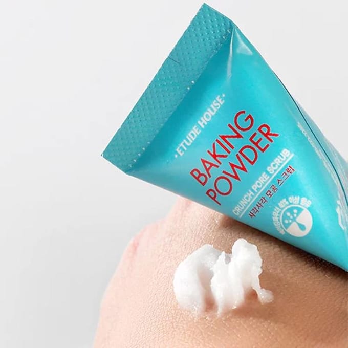 [ETUDE] Baking Soda Crunch Poriën Scrub 7g*24EA white
