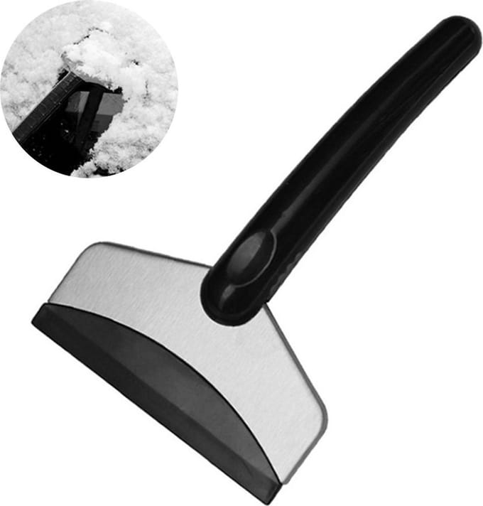Ijskrabber voor Auto - Raamkrabber - Ruitenkrabber - Windshield Scraper - Anti-Vries - Zwart - LOUZIR