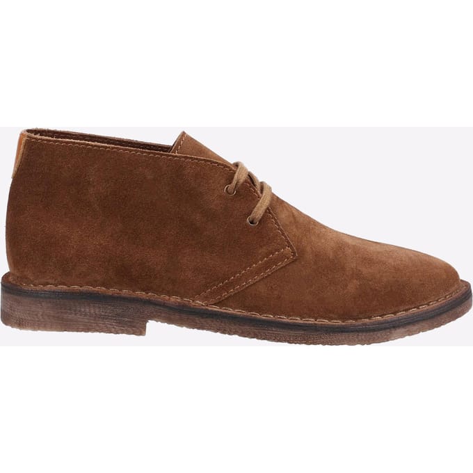 Hush Puppies Samuel Suède Heren Tan Laarzen