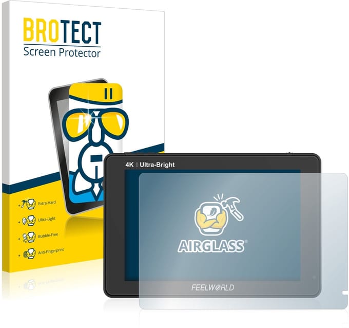 Screenprotector voor Feelworld LUT7 7" Beschermglas transparant