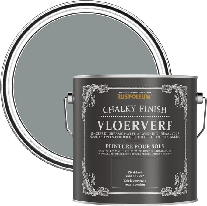 Rust-Oleum Donkergrijs Vloerverf - Leisteen 2,5L