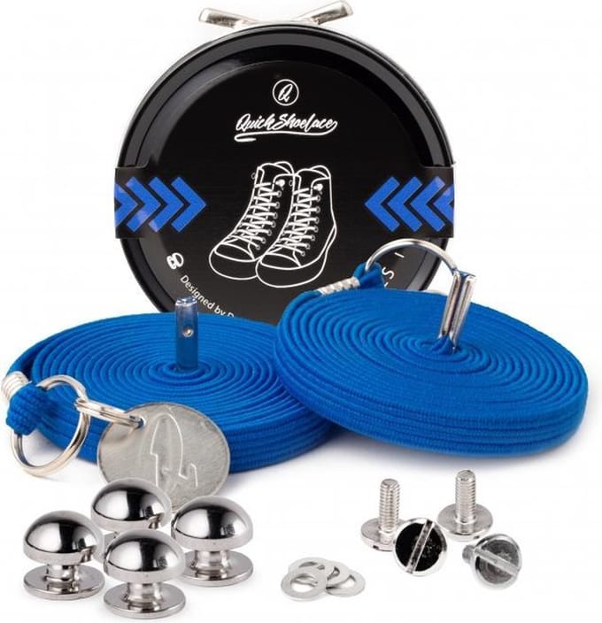 Quickshoelaces - casuel blauw