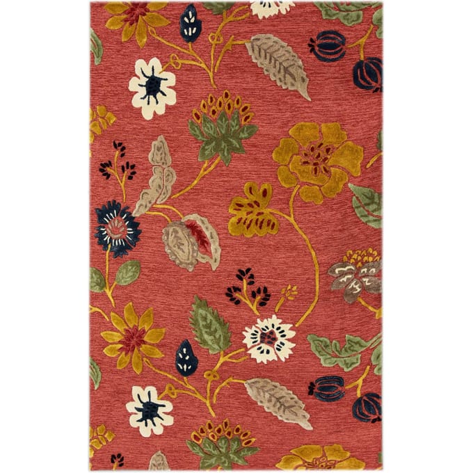 Vloerkleed Flowers wol handgemaakt | Bakero