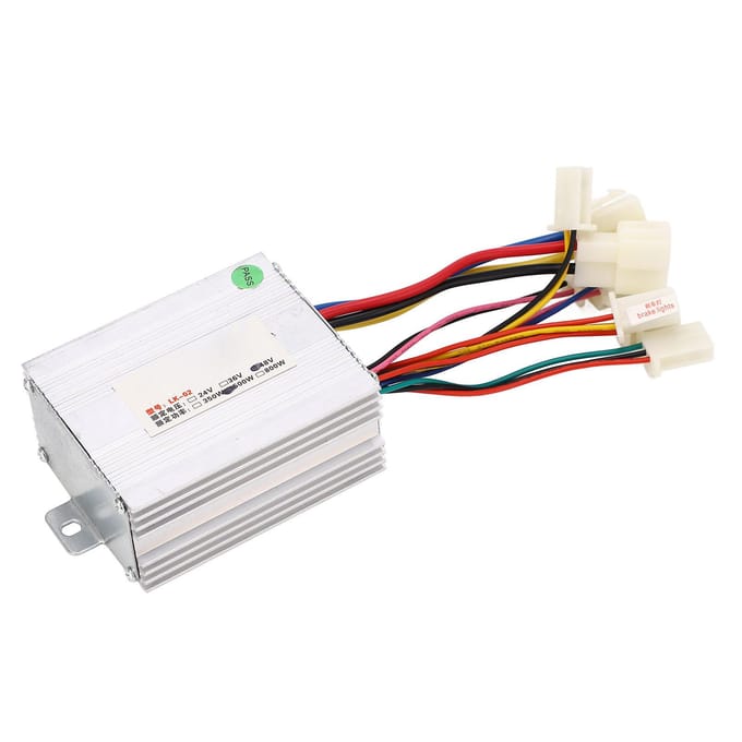 Contrôleur de Moteur Brossé pour Vélo Électrique Professionnel 48V 500W Alliage d'Aluminium white