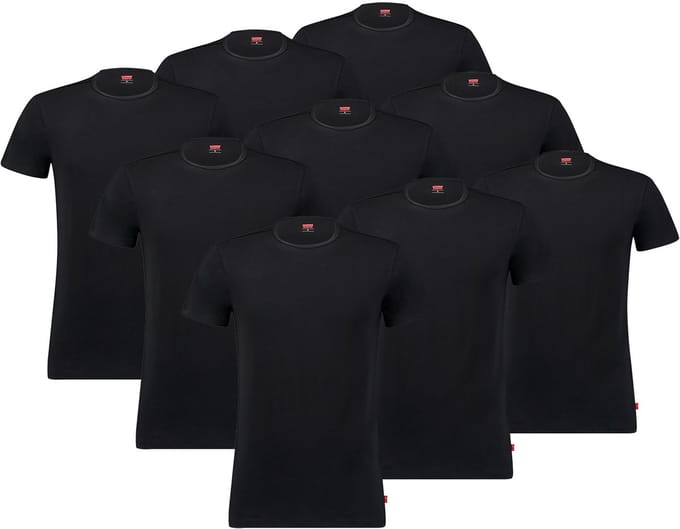 9-pack Levi's heren T-shirt 9-pack