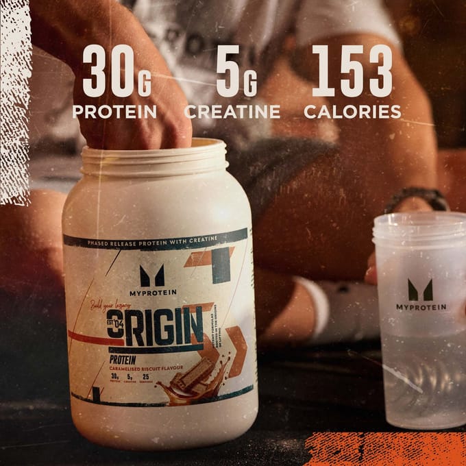 Myprotein Origin Protein (1200g) Caramelised Biscuit - Eiwitten - Eiwit Mix