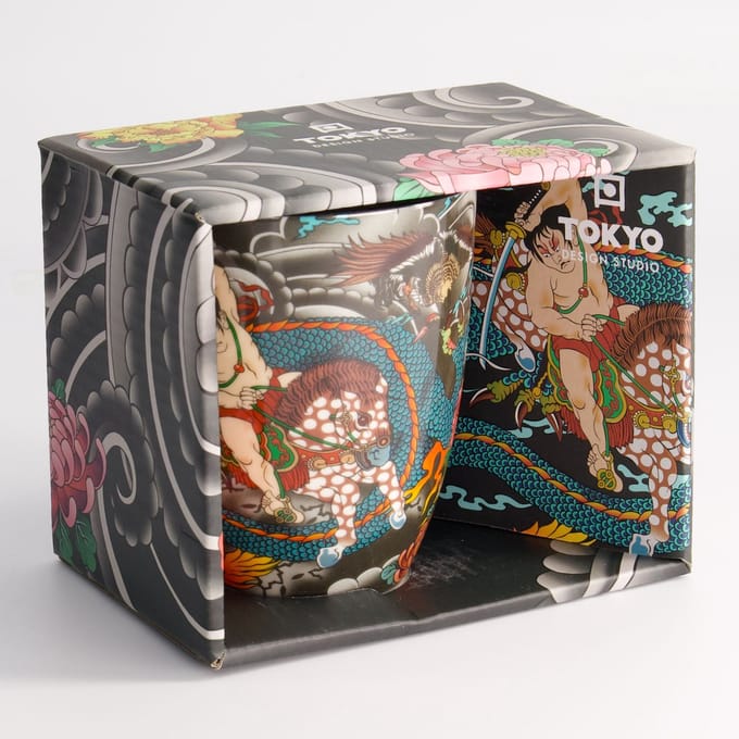Tokyo Design Studio - Yakuza Draak Mok - Blauw - 380ml