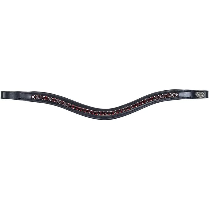 Frontaal voor paard HFI Padded Wave + Strass