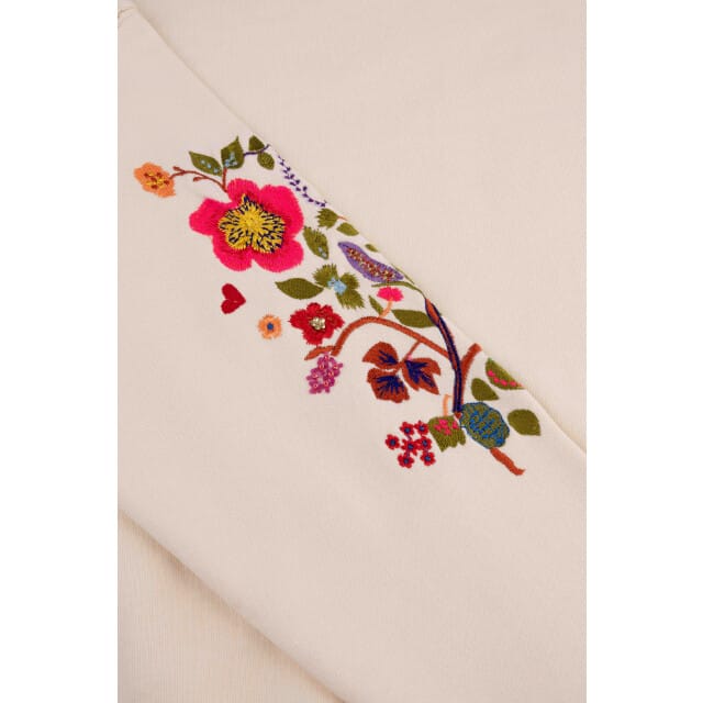 Oilily - Harper sweat l/s crew top - Wit - S