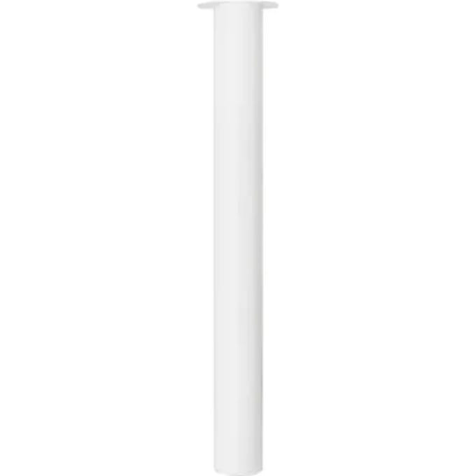 Duraline Meubelpoot Rond Staal 7,6x72cm Wit