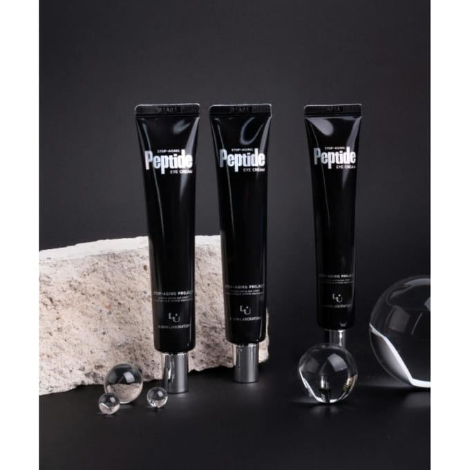 W.skin Laboratory [3 Pak] Stop Aging Peptide Oogcrème 30ml NONE black