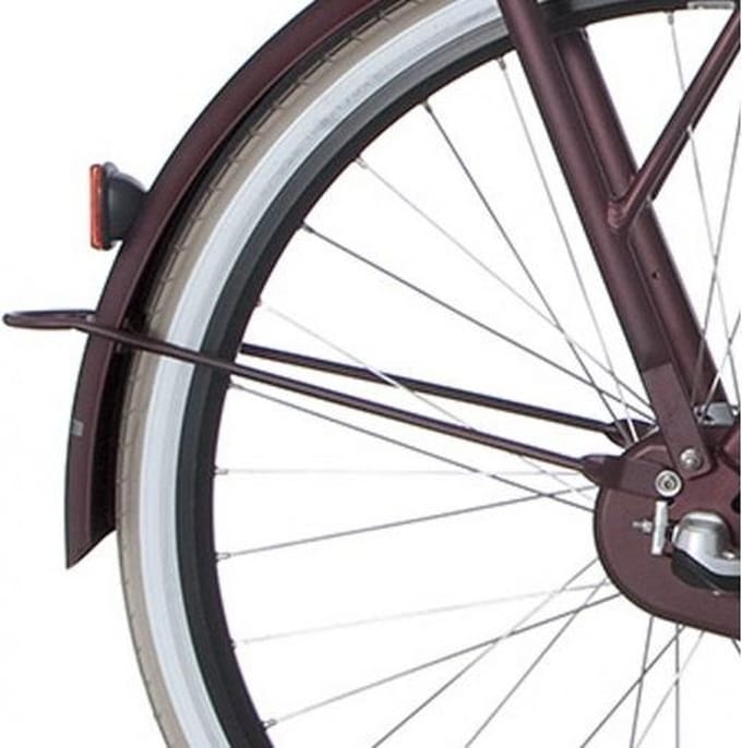 Cortina Spatbordstang achter 28 E-U4 teak brown matt