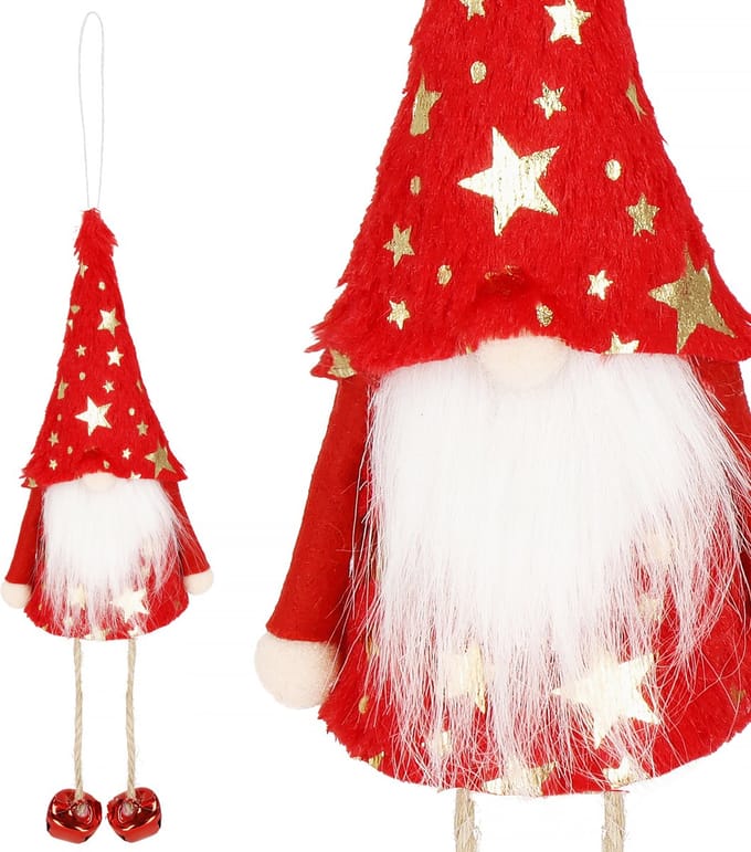 Springos Kersthanger | Kabouter | Kerstboomhanger | 33 cm
