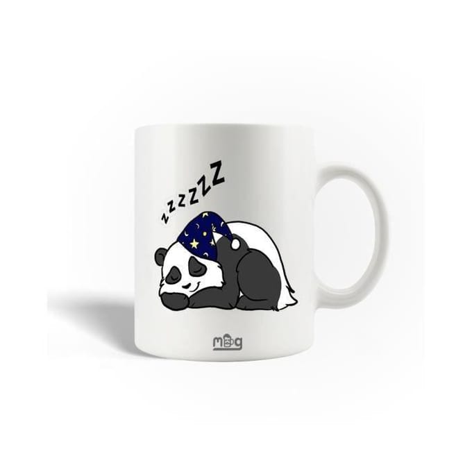 Mug en Céramique Petit Panda En Train De Dormir Animal Dessin Coloré