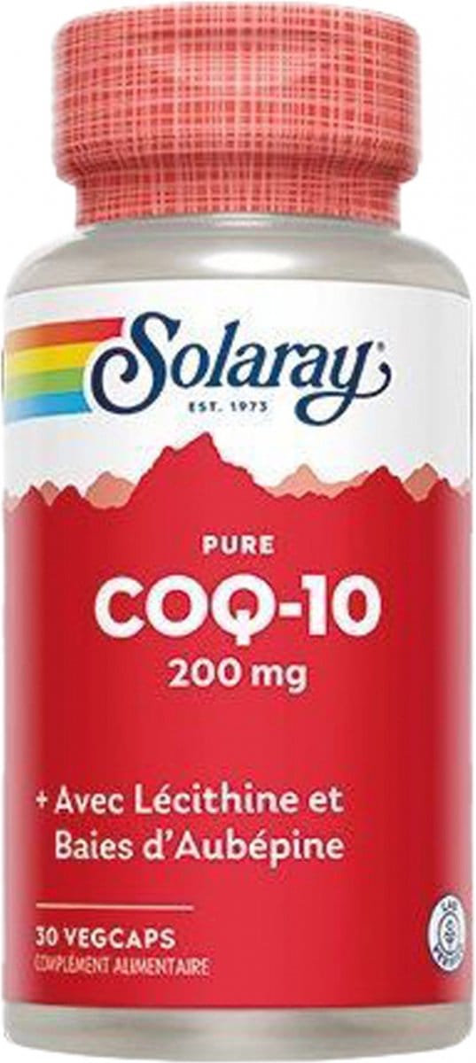Solaray CoQ-10 200 mg 30 Plantaardige Capsules