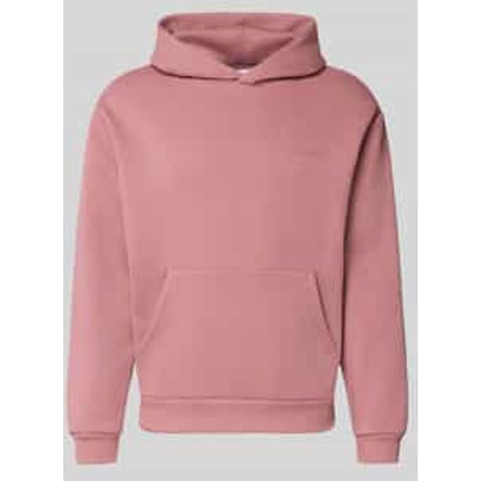 Hoodie met labelprint