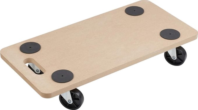 Stevige Houten Transportroller MDF 200 kg - Rolplank voor Meubels en Zware Lasten