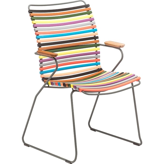 HOUE - Click Dining Armleunstoel met hoge rugleuning - multicolor - meerkleurig