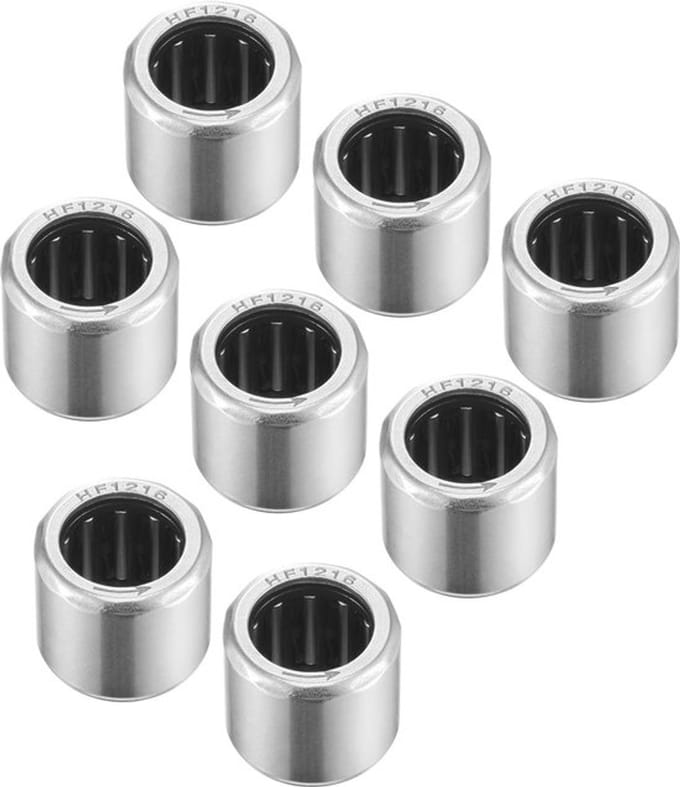 Allecto - 5 stuks rollagers Hf1216 - unidirectioneel - 12 mm