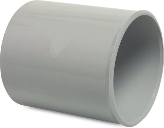 Pvc riool sok 125mm met stootrand lm
