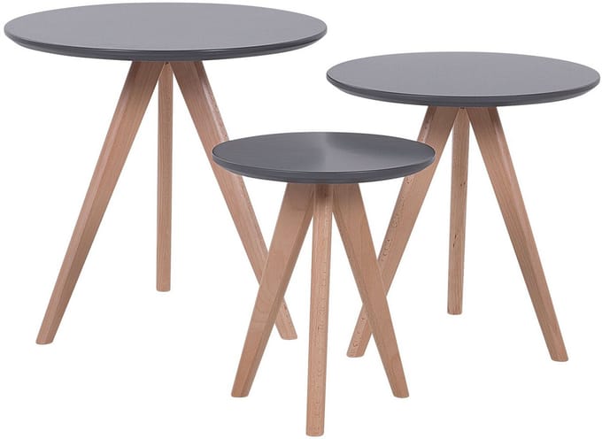 VEGAS - Salontafel - Grijs - MDF