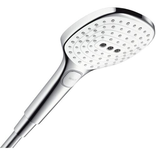 Hansgrohe raindance select E 120 3jet hand shower chrome/whi