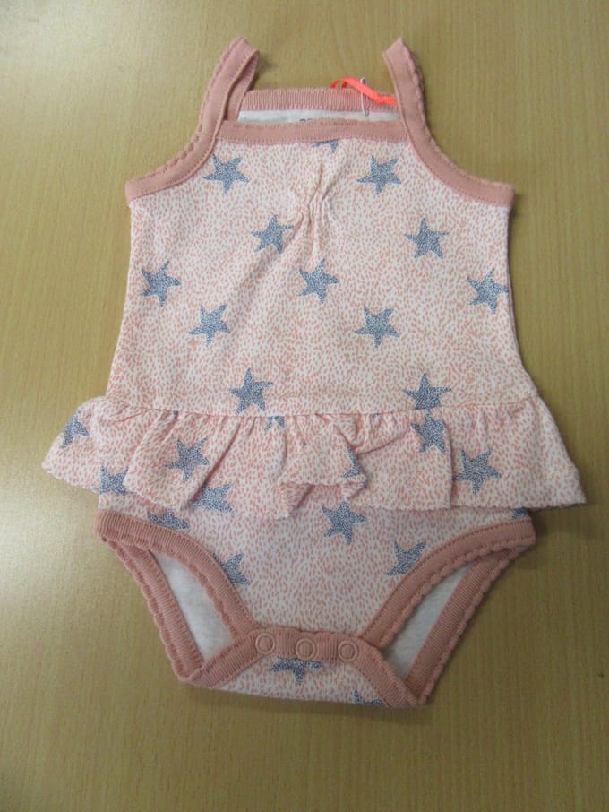 Noukie's - Body - Meisje Zonder mouw - Met rokje - Ster - 1 jaar  80