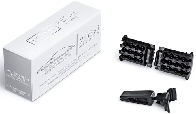 Millefiori Milano - Autoparfum Icon - Navulling - Mediterranean Bergamot