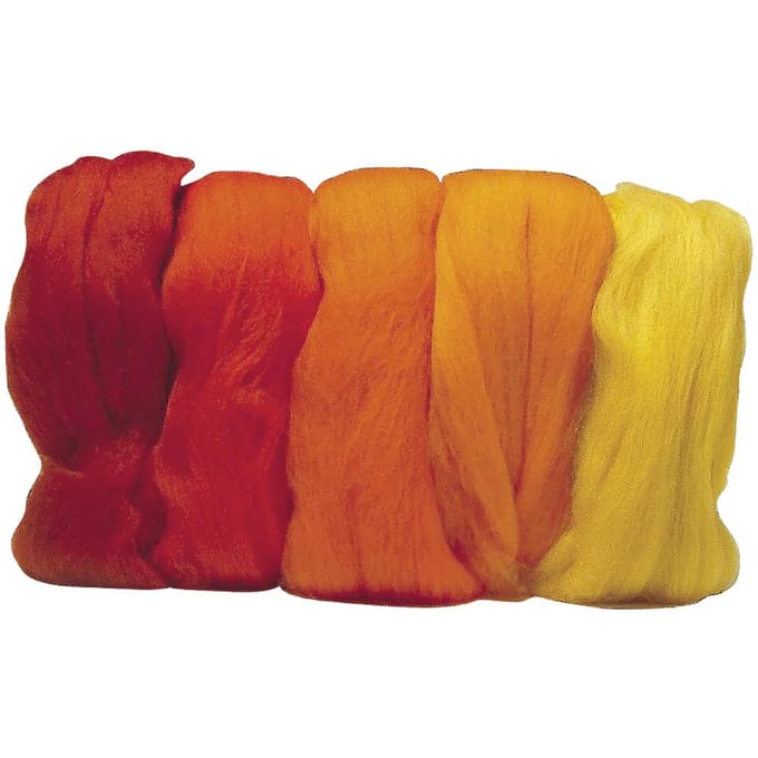 Merino topjes mixen, superfijn - Rood-Tinten