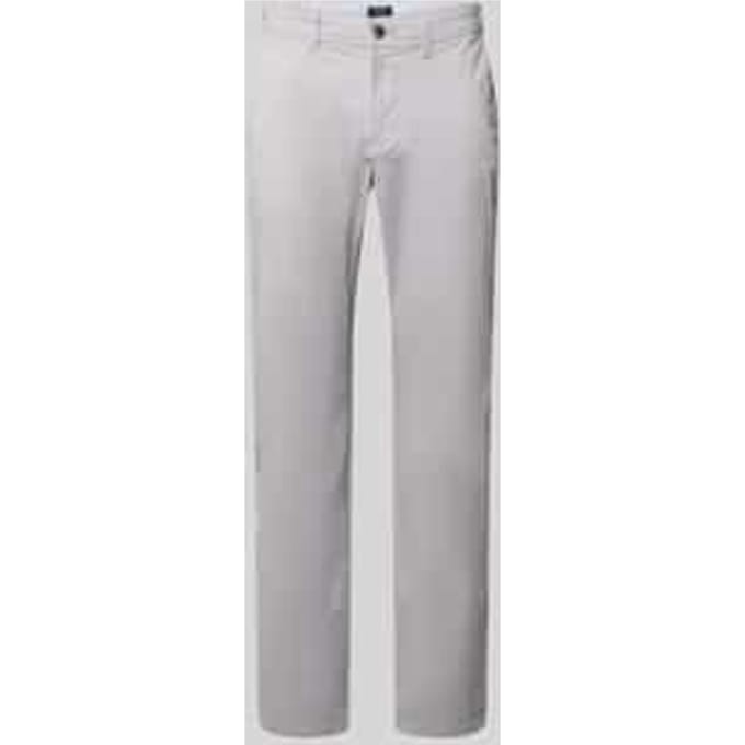 straight fit broek met achterzakken
