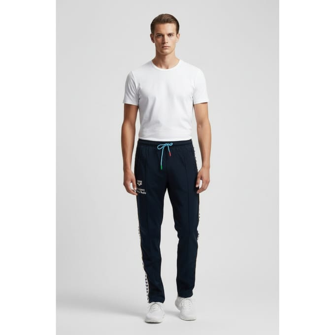 Arena Unisex Fin Pant Panel Navy-white-royal Maat: L | Joggingbroeken Outlet | Unisex | Blauw