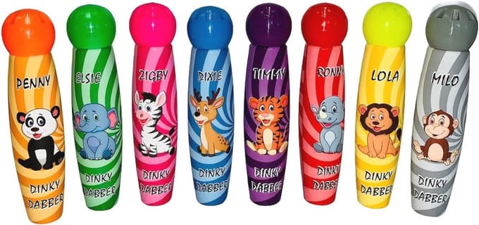 Dinky Bingo Dabbers met Dieren Thema - 8 Stuks voor Bingo