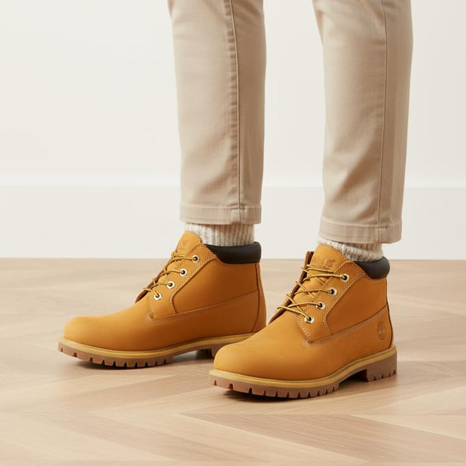 Timberland Chukka Imperméable Blé Sneakers Homme Tan TB023061-231 43 brown