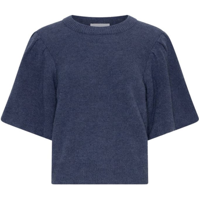 MSCH Copenhagen Mschjinie Hope 2/4 Pullover Tops & T-shirts Dames - Shirt - Blauw - Maat M/L