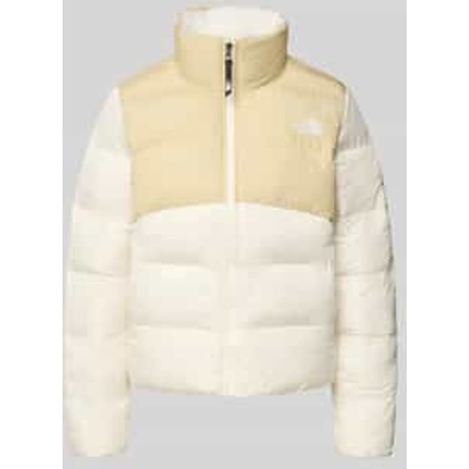 Gewatteerd jack met labeldetail, model 'Saikuru’