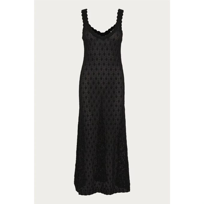 Kanten maxi-jurk voor dames KAFFE Jona