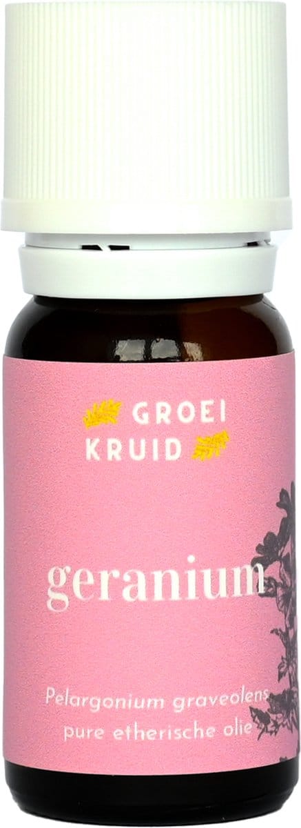 Geranium etherische olie | Pelargonium Graveolens | 100% natuurlijk en puur | 10 ml geraniumolie uit Egypte