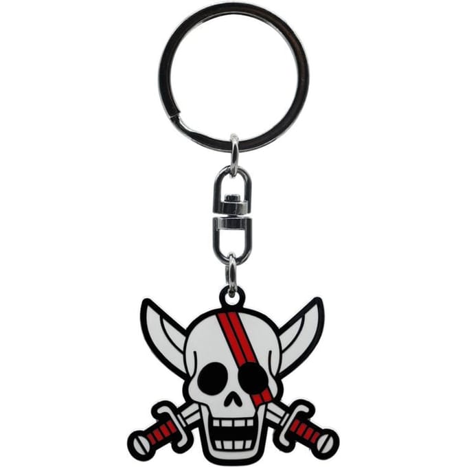 One Piece - Anime Sleutelhanger - Skull - Shanks - voor Geen - meerkleurig